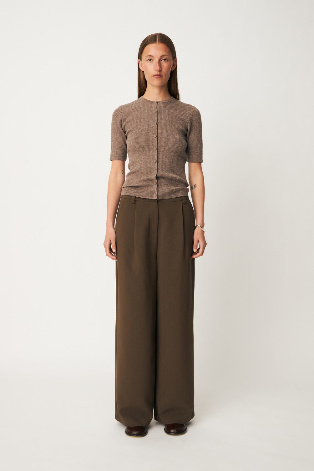 Light Gray קרדיגן לנשים Hiroki MODSTROM