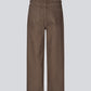 Dark Olive Green ג׳ינס רחב לנשים Isolde Dye MODSTROM