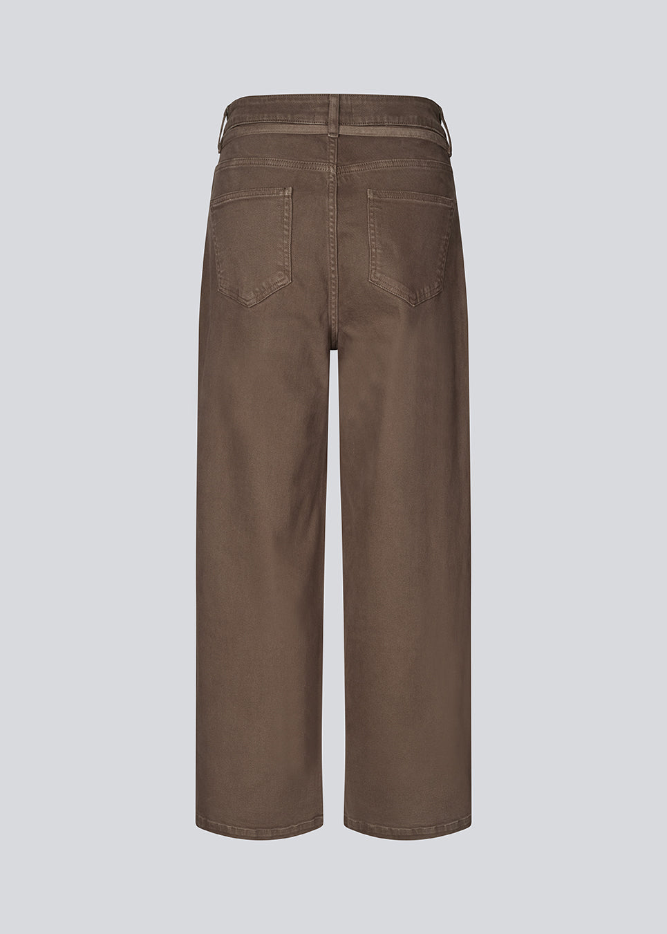 Dark Olive Green ג׳ינס רחב לנשים Isolde Dye MODSTROM