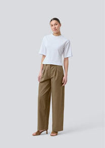 Light Gray מכנסים ארוכים לנשים Tore Wide Leg MODSTROM