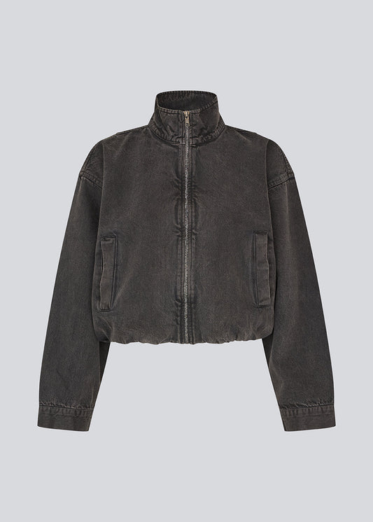 ג׳קט לנשים Udoline Washed Black