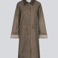 Light Gray מעיל ארוך לנשים Ulla MODSTROM