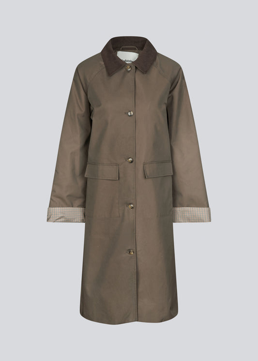 Light Gray מעיל ארוך לנשים Ulla MODSTROM