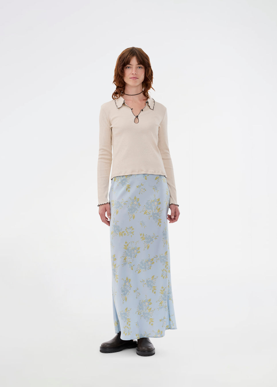 Lavender חצאית נשים Uttamd Print Maxi MODSTROM