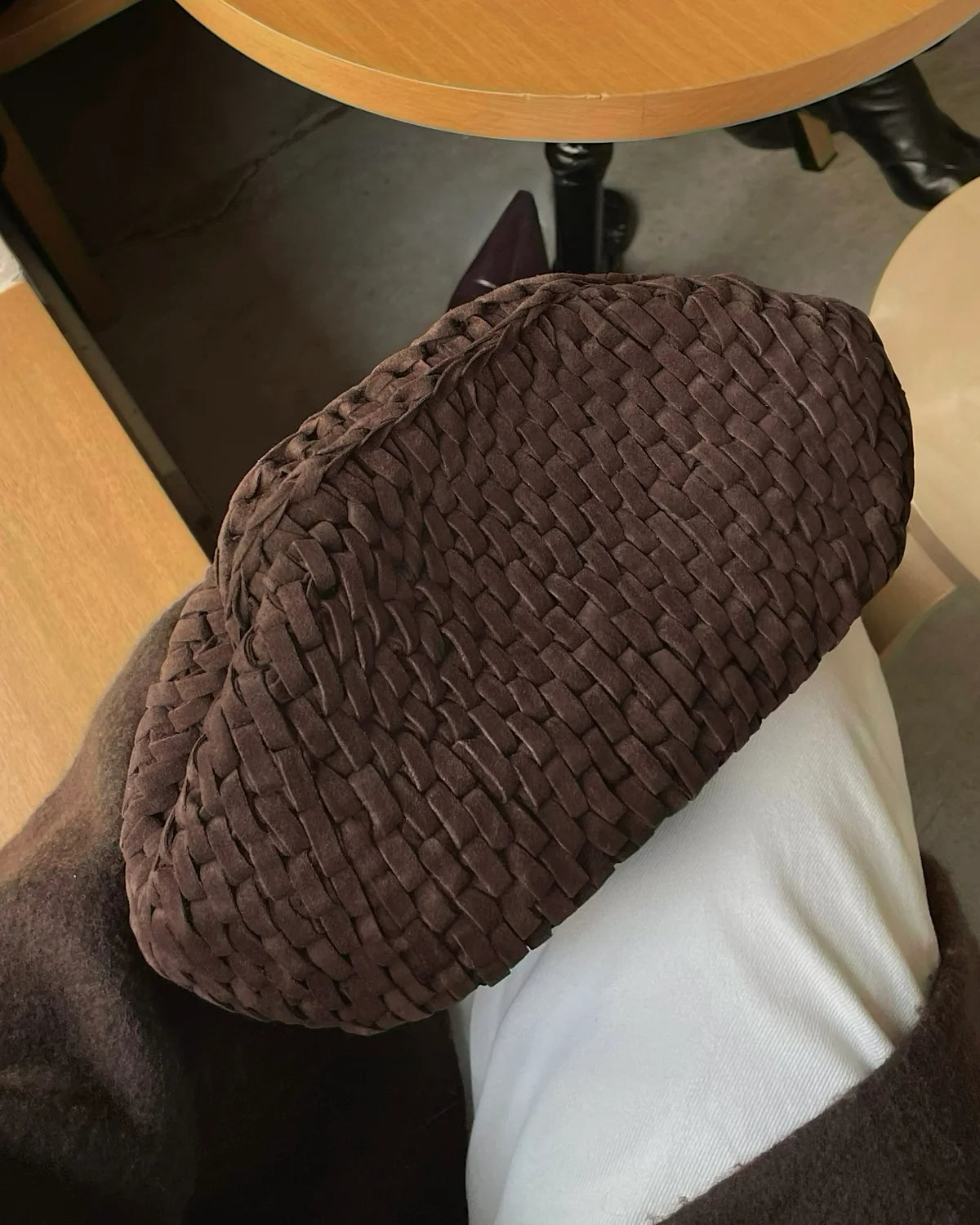 Dark Slate Gray קלאץ' סרוג Mona NOAM HAZAN