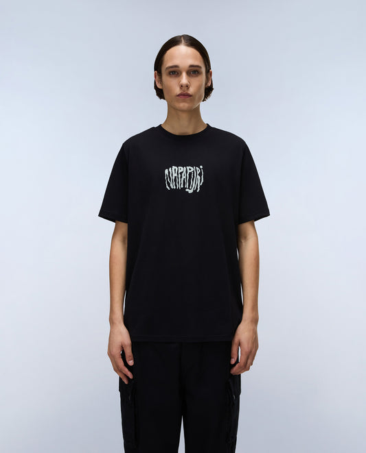 Light Gray טי שירט קצרה לגברים Yukis NAPAPIJRI