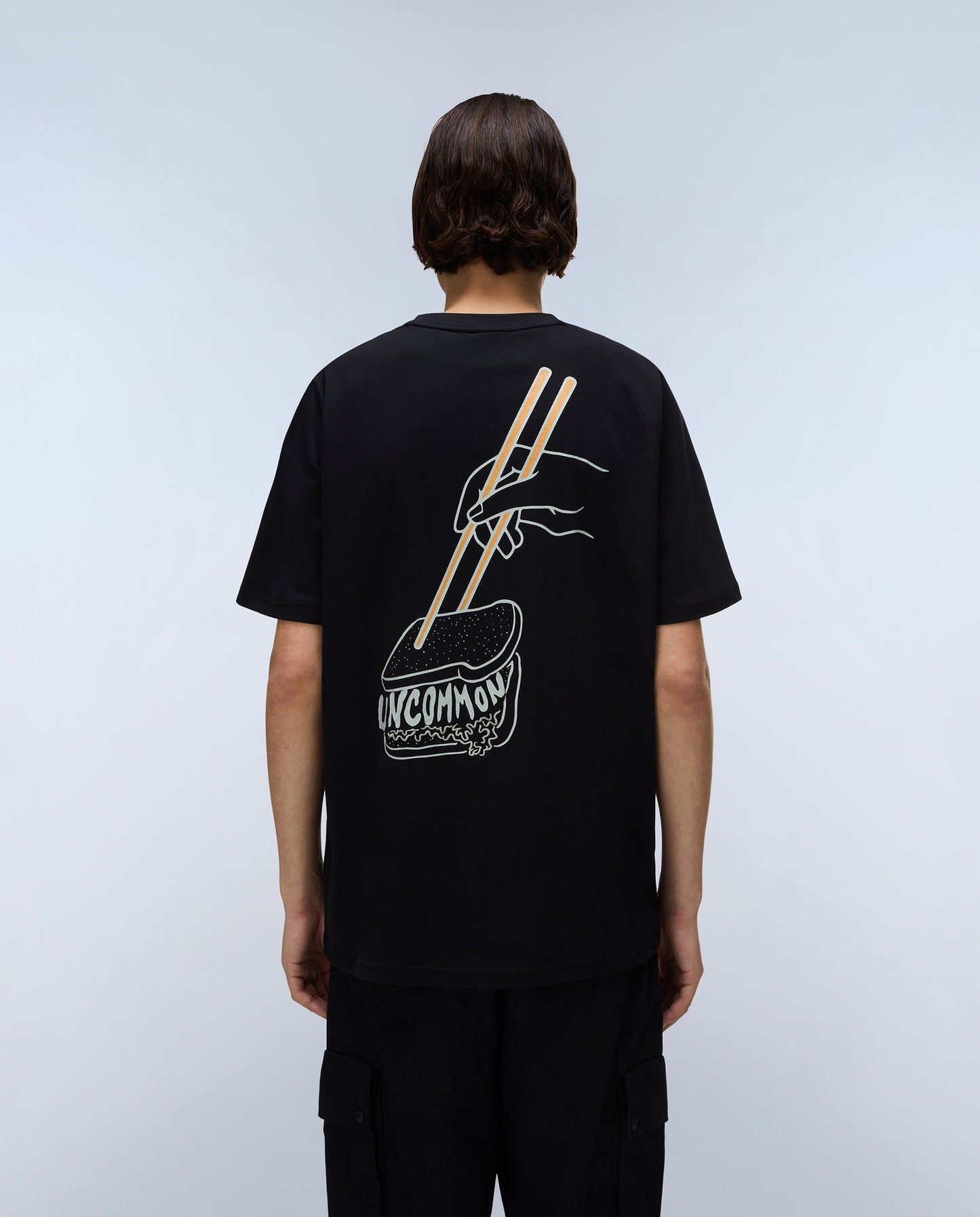 Black טי שירט קצרה לגברים Yukis NAPAPIJRI