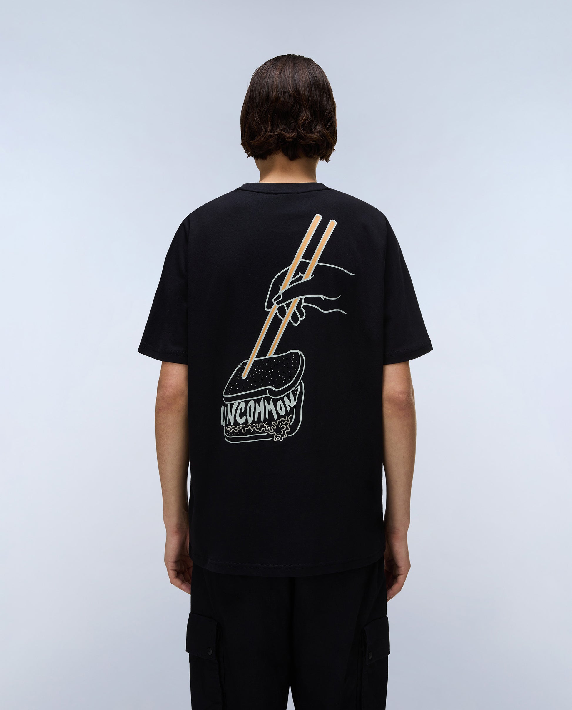 Black טי שירט קצרה לגברים Yukis NAPAPIJRI