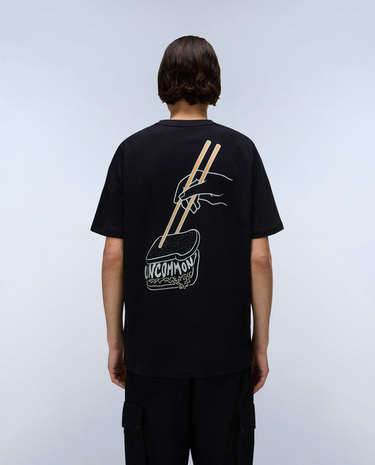 Black טי שירט קצרה לגברים Yukis NAPAPIJRI