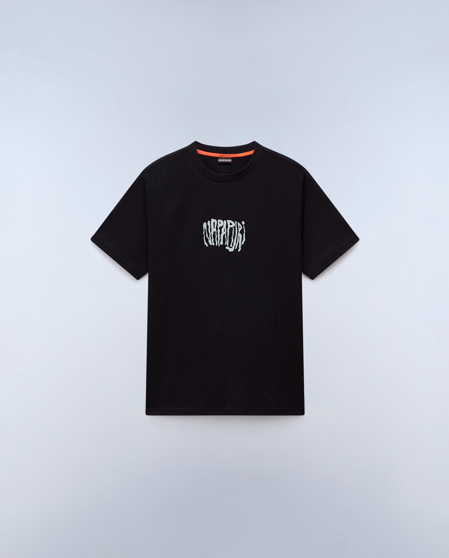 Light Gray טי שירט קצרה לגברים Yukis NAPAPIJRI