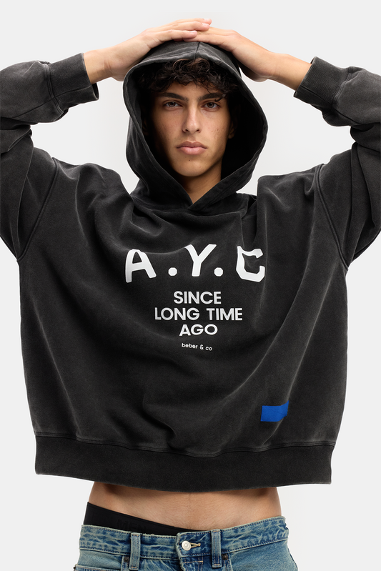 Black קפוצ'ון לגברים / נשים A.Y.C (Am Yisrael Chai) BEBER & CO