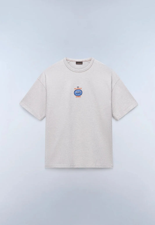 Light Gray טי שירט לגברים Krous NAPAPIJRI