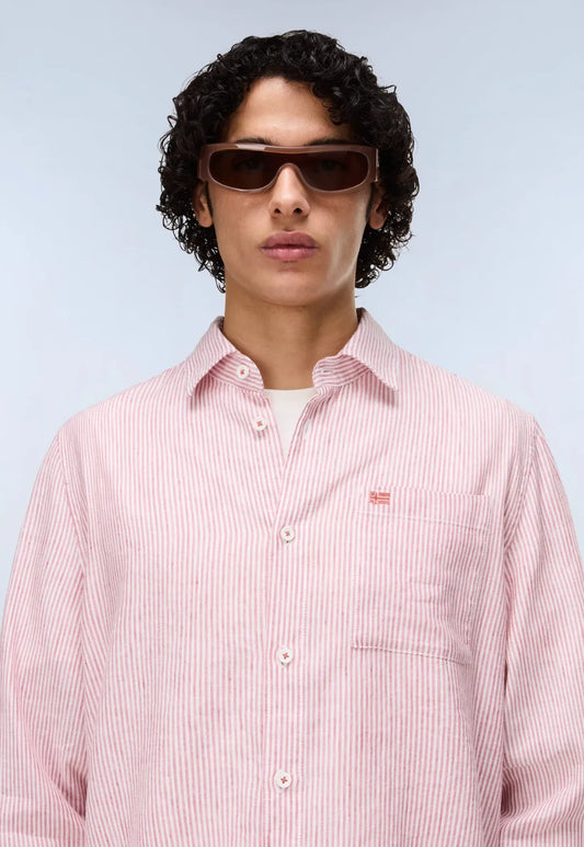 חולצה מכופתרת ארוכה לגברים Brolio