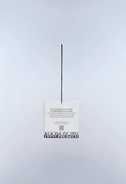 Light Gray טי שירט קצרה לגברים Sol NAPAPIJRI