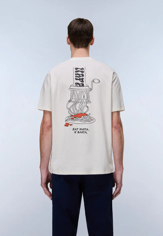 Light Gray טי שירט קצרה לגברים Sol NAPAPIJRI