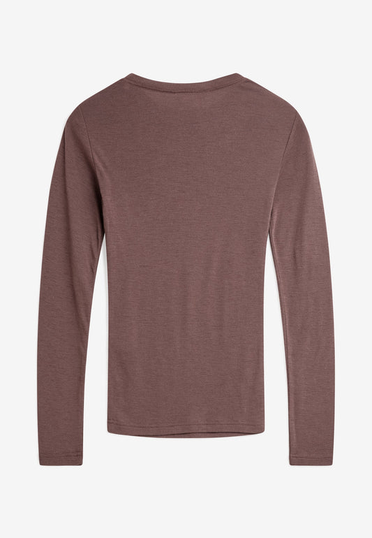 Dim Gray סריג נשים Natashas Crew Neck MINIMUM
