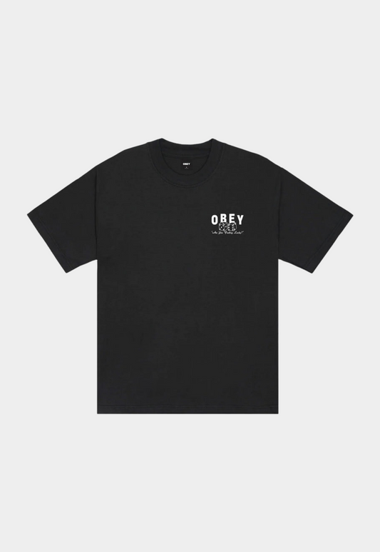 Dark Slate Gray OBEY NEWSTAND טי שירט קצרה OBEY