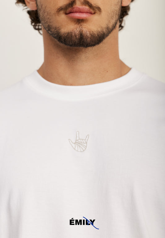 Lavender טי שירט קצרה LOUDER by Emily EMILY