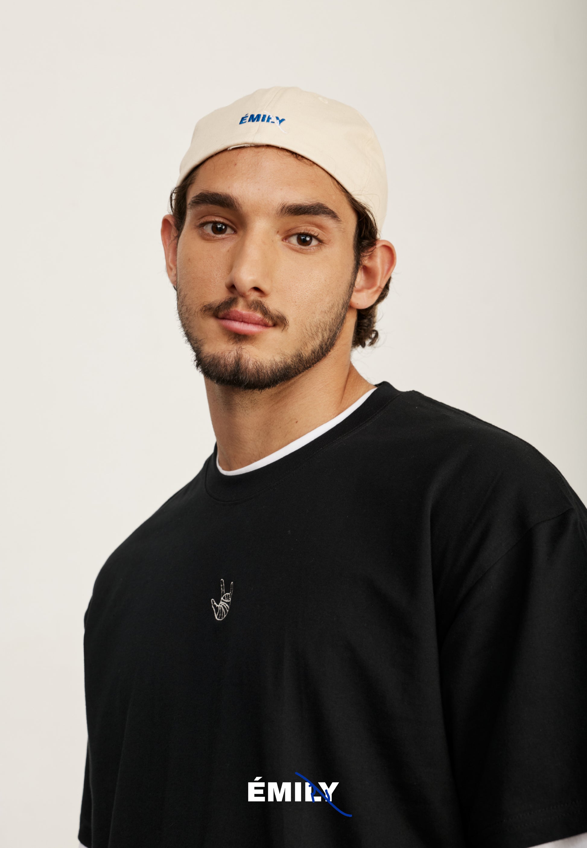 Black כובע מצחיה LOUDER by Emily EMILY