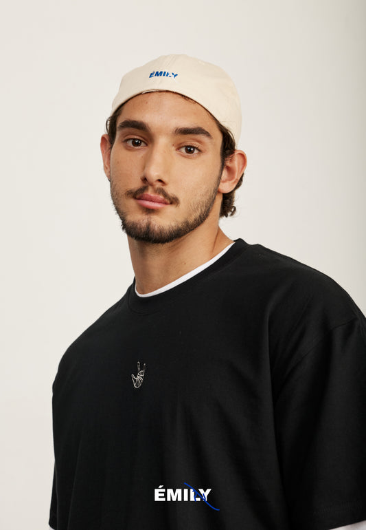 Black כובע מצחיה LOUDER by Emily EMILY