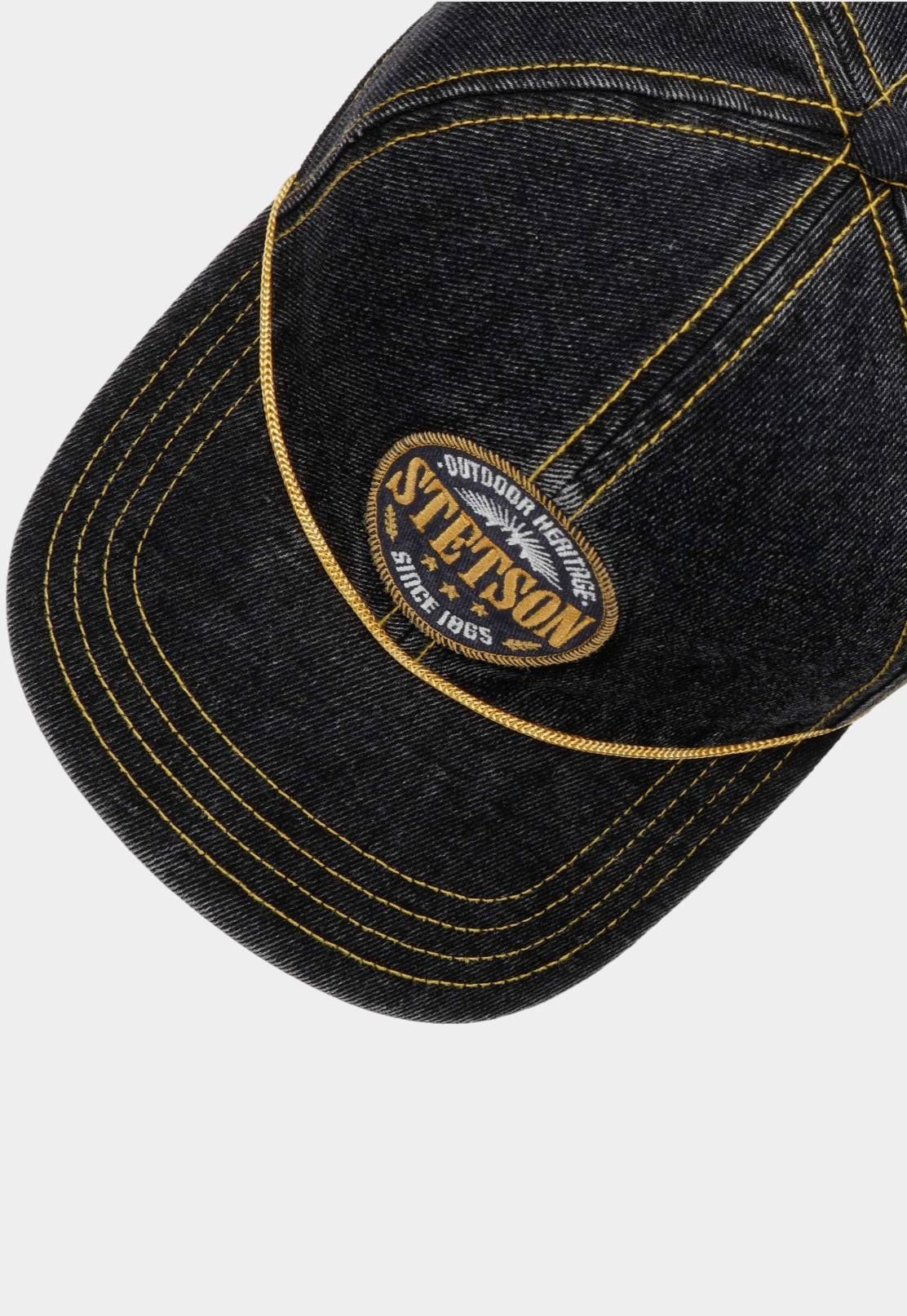 Black כובע מצחיה לגברים / נשים Outdoor Heritage STETSON‎