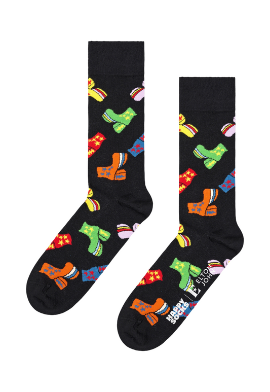 Black מארז 3 זוגות גרביים Elton John HAPPY SOCKS