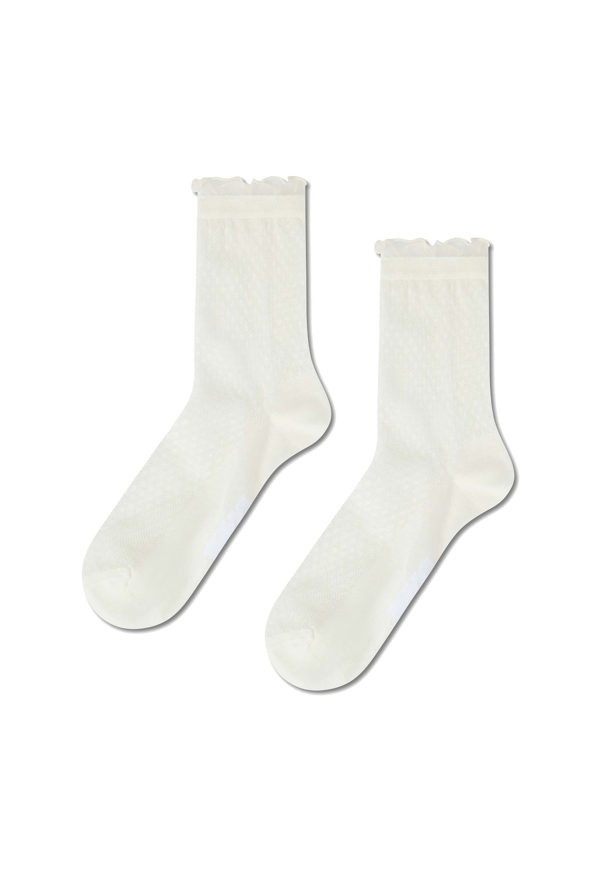White Smoke גרבי Mini Diamond בגובה נמוך-בינוני HAPPY SOCKS