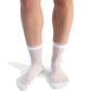White Smoke גרבי Mini Diamond בגובה נמוך-בינוני HAPPY SOCKS