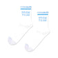 White Smoke מארז מתנה 2 זוגות גרבי Bridal בגובה בינוני HAPPY SOCKS