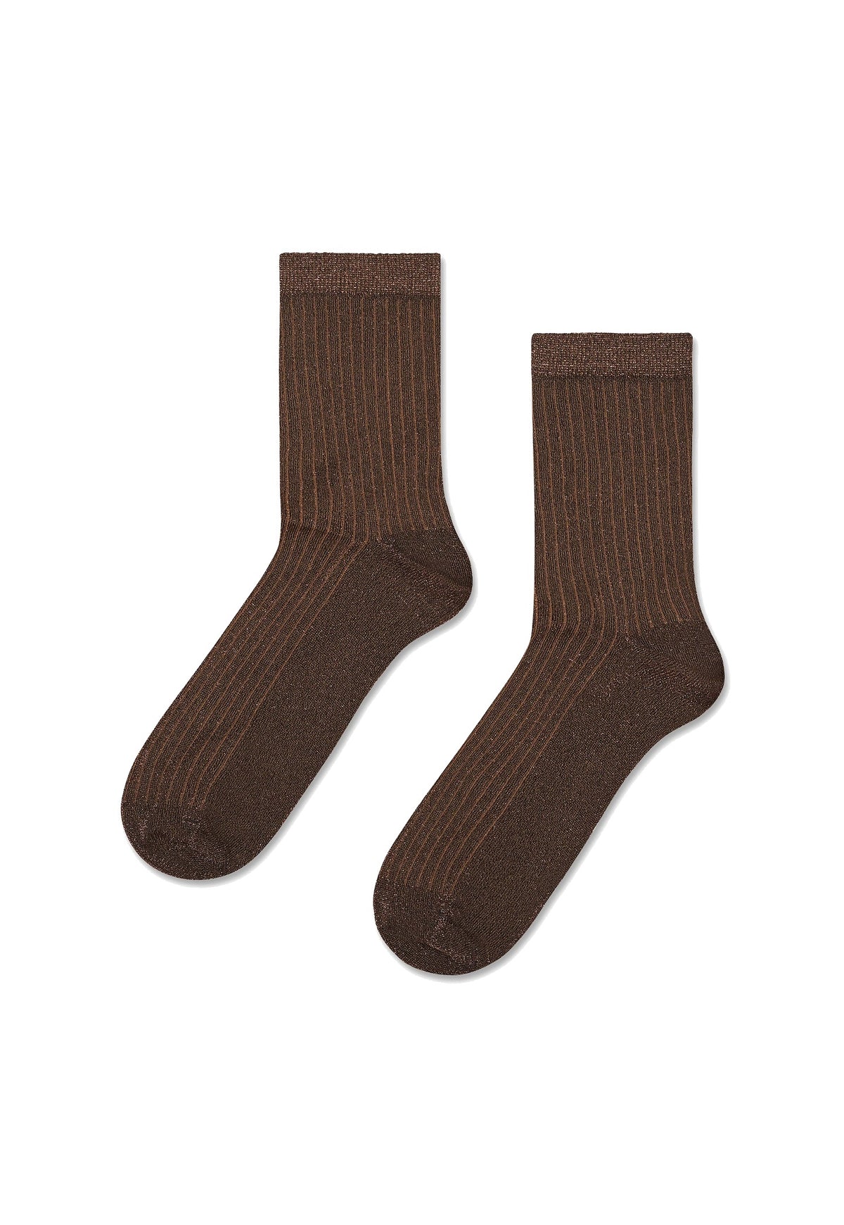 White Smoke גרבי Soft Lurex בגובה בינוני HAPPY SOCKS