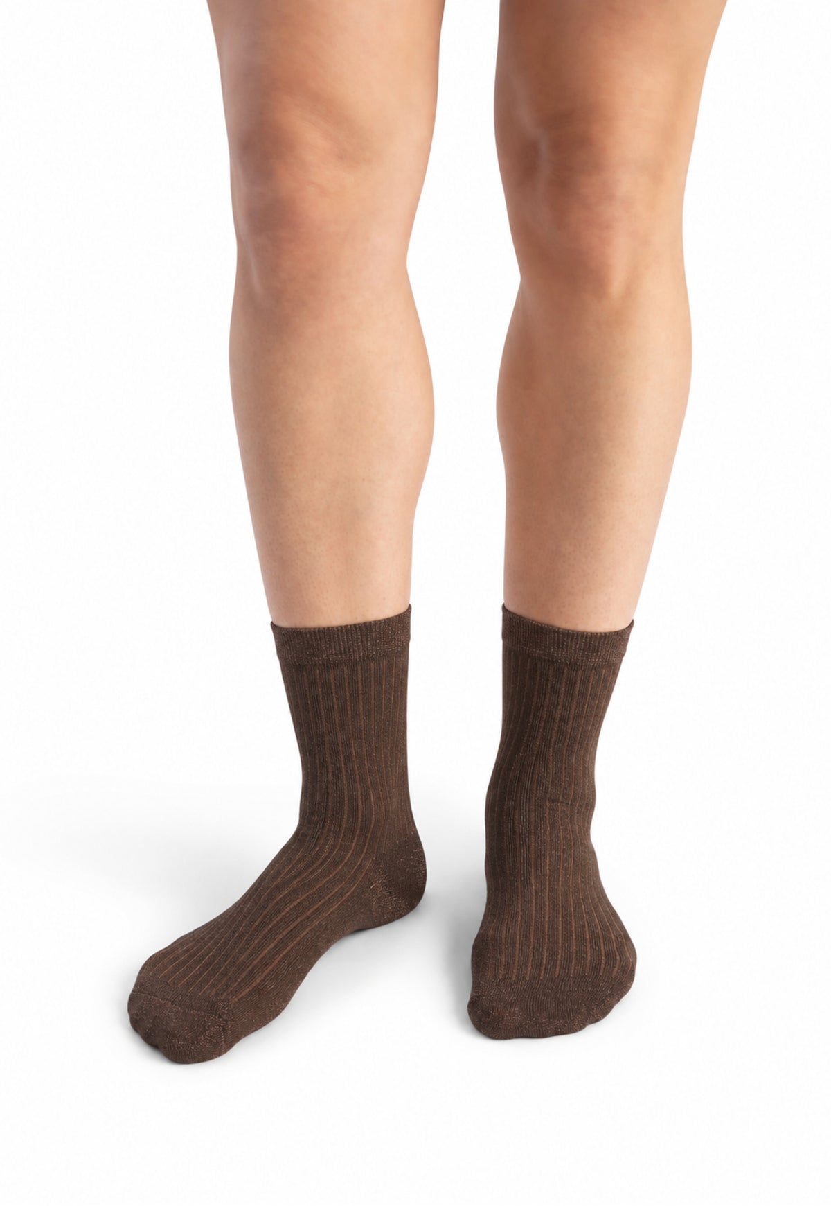 White Smoke גרבי Soft Lurex בגובה בינוני HAPPY SOCKS