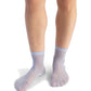 White Smoke גרבי Soft Lurex בגובה בינוני HAPPY SOCKS