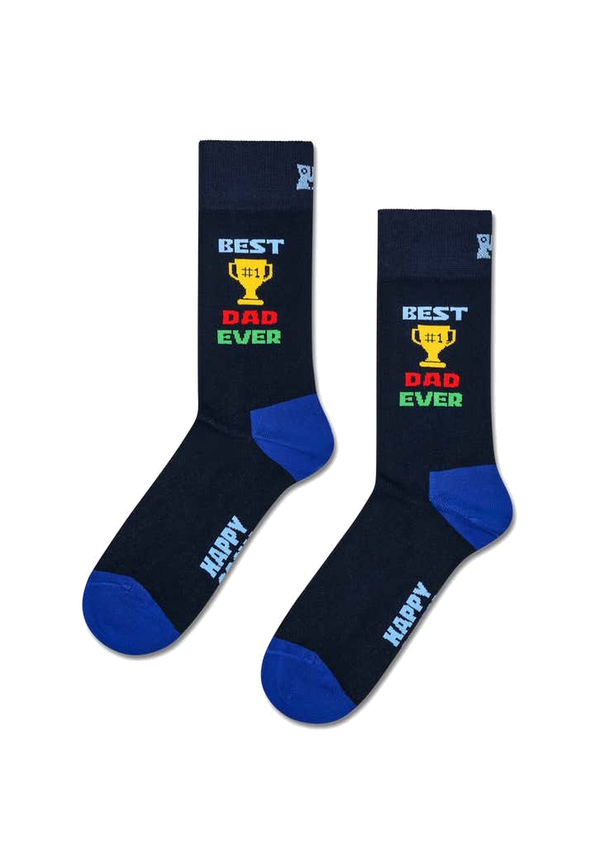 White Smoke מארז מתנה 3 זוגות גרבי Dad HAPPY SOCKS