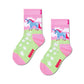 White Smoke מארז 2 זוגות גרבי תינוקות Unicorn HAPPY SOCKS