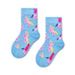 White Smoke מארז 2 זוגות גרבי תינוקות Unicorn HAPPY SOCKS