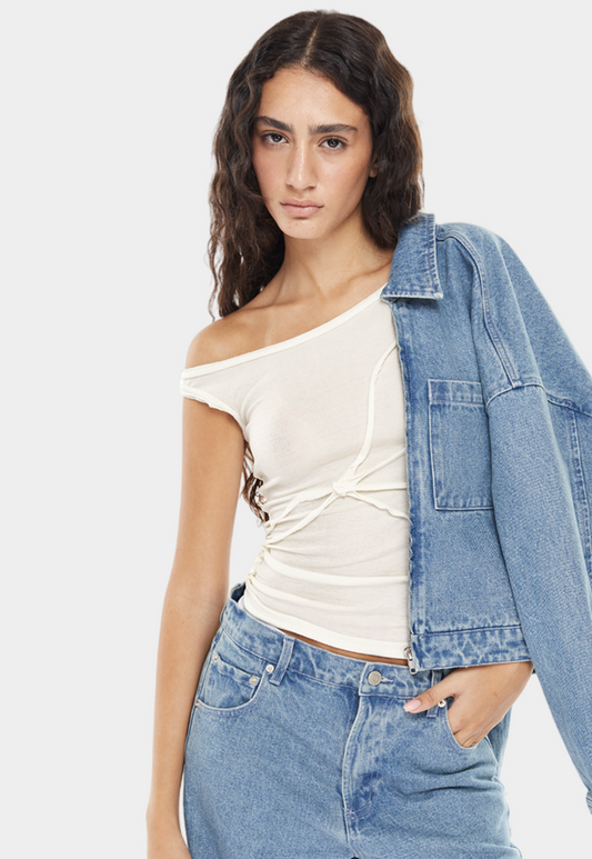 טופ אוף שולדר לנשים Papper