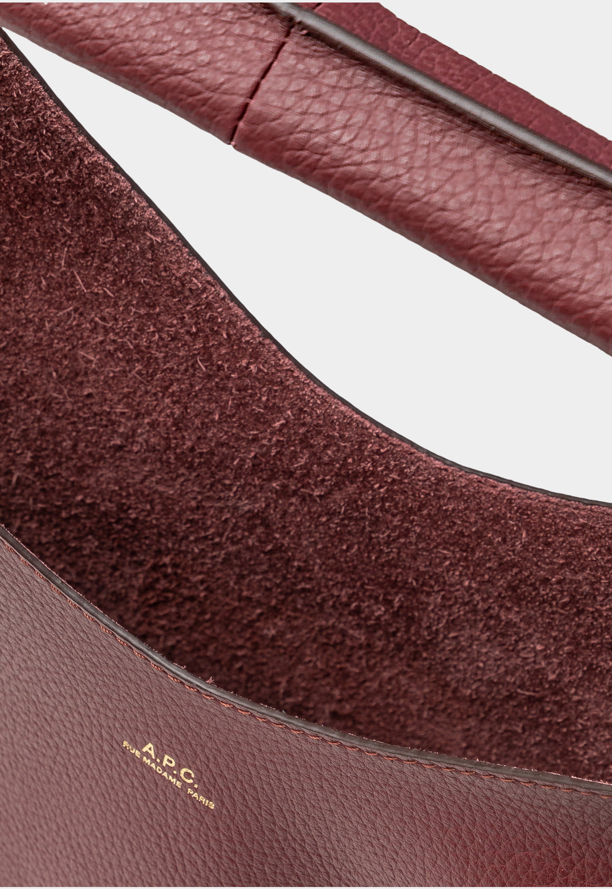 Saddle Brown תיק צד לנשים Le Neige Leather A.P.C