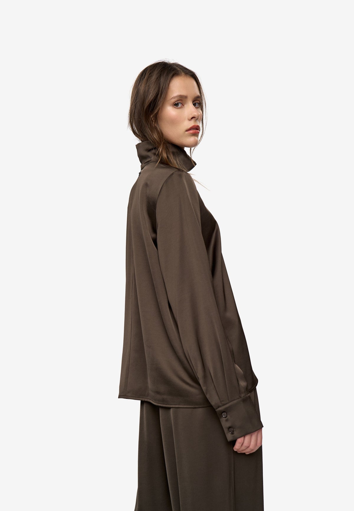 White Smoke PAULINA BLOUSE 4482 גולף MINIMUM