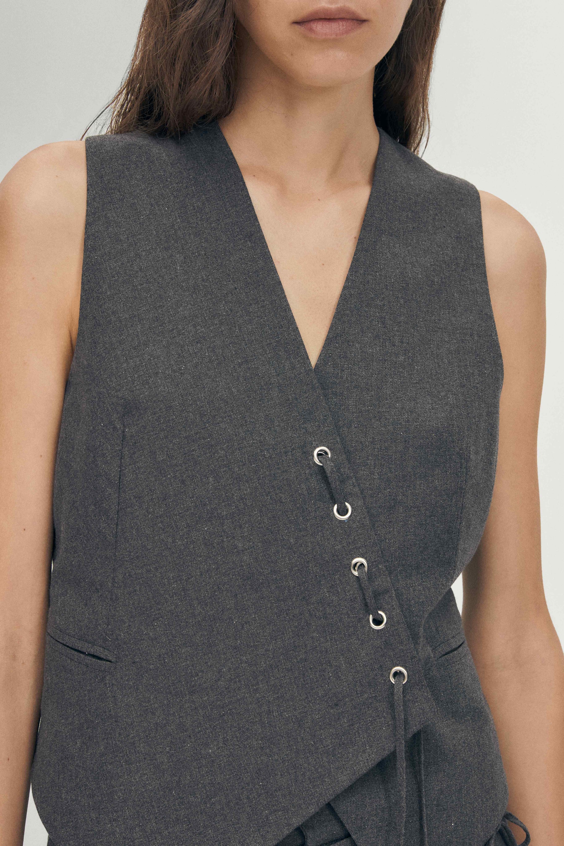 Dark Slate Gray ווסט לנשים Sabre ALOHAS