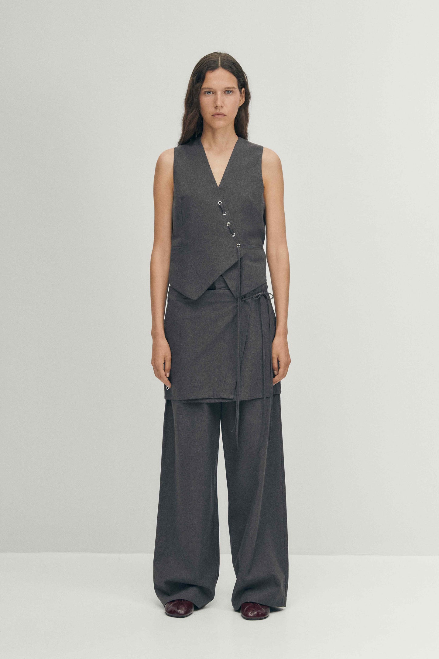 Light Gray ווסט לנשים Sabre ALOHAS