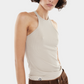 Lavender גופיית ריב לנשים Ribbed tank MOTHER OF ALL