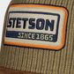 Dim Gray כובע מצחיה לגברים / נשים Retro Stripes Leather STETSON‎