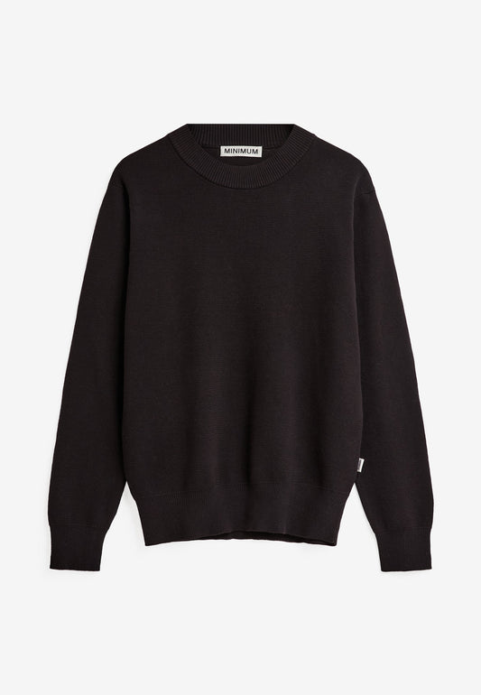Black ROB REG JUMPER 3057 סוודר MINIMUM
