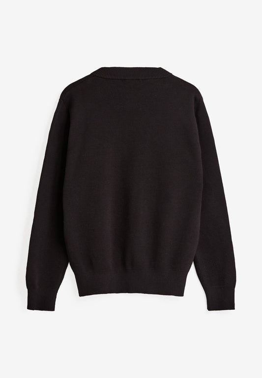Black ROB REG JUMPER 3057 סוודר MINIMUM