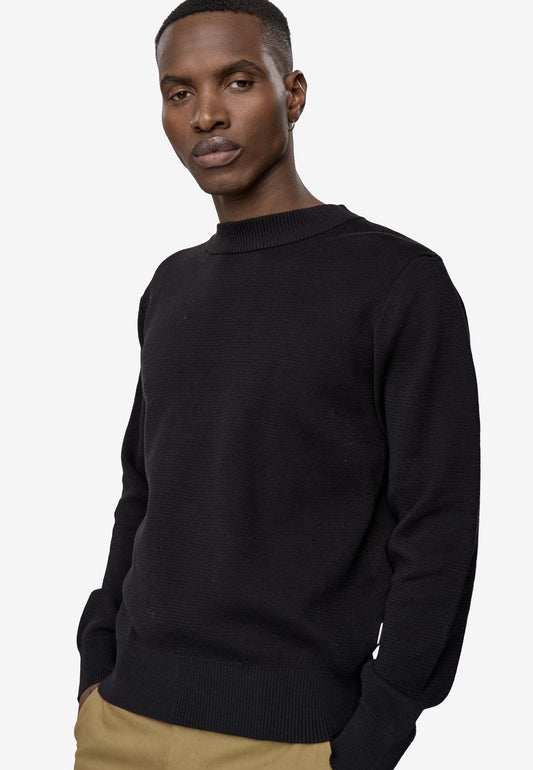 Black ROB REG JUMPER 3057 סוודר MINIMUM