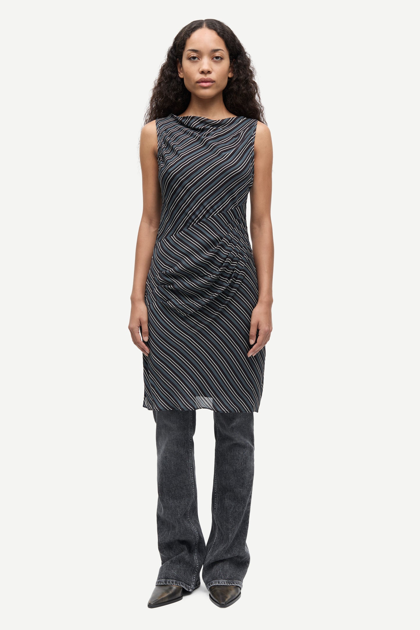 White Smoke שמלת מקסי לנשים Sahira SAMSOE SAMSOE