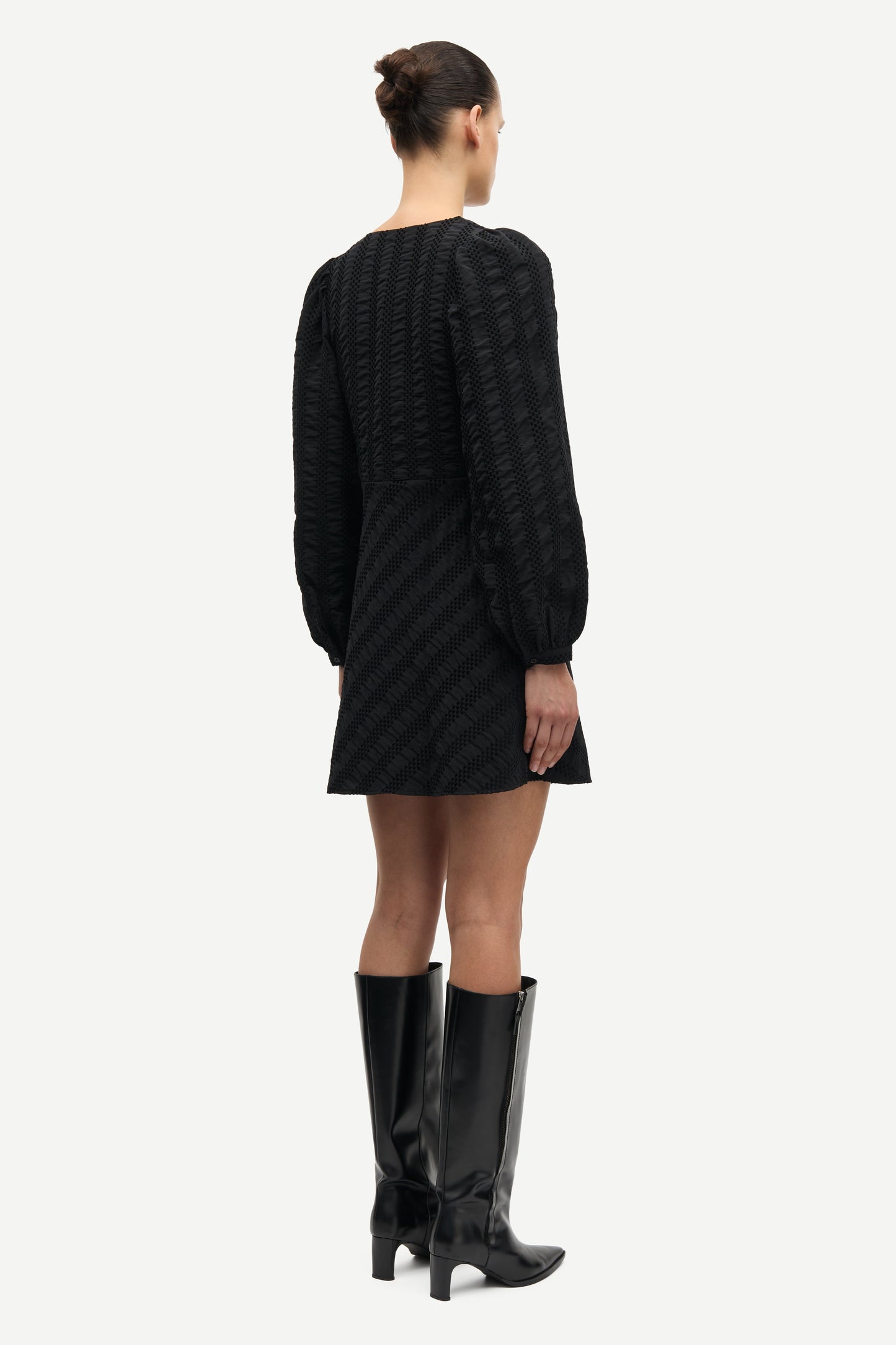 Black שמלת מיני לנשים Salahai SAMSOE SAMSOE