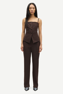White Smoke מכנסיים ארוכים לנשים Saloto Trousers SAMSOE SAMSOE