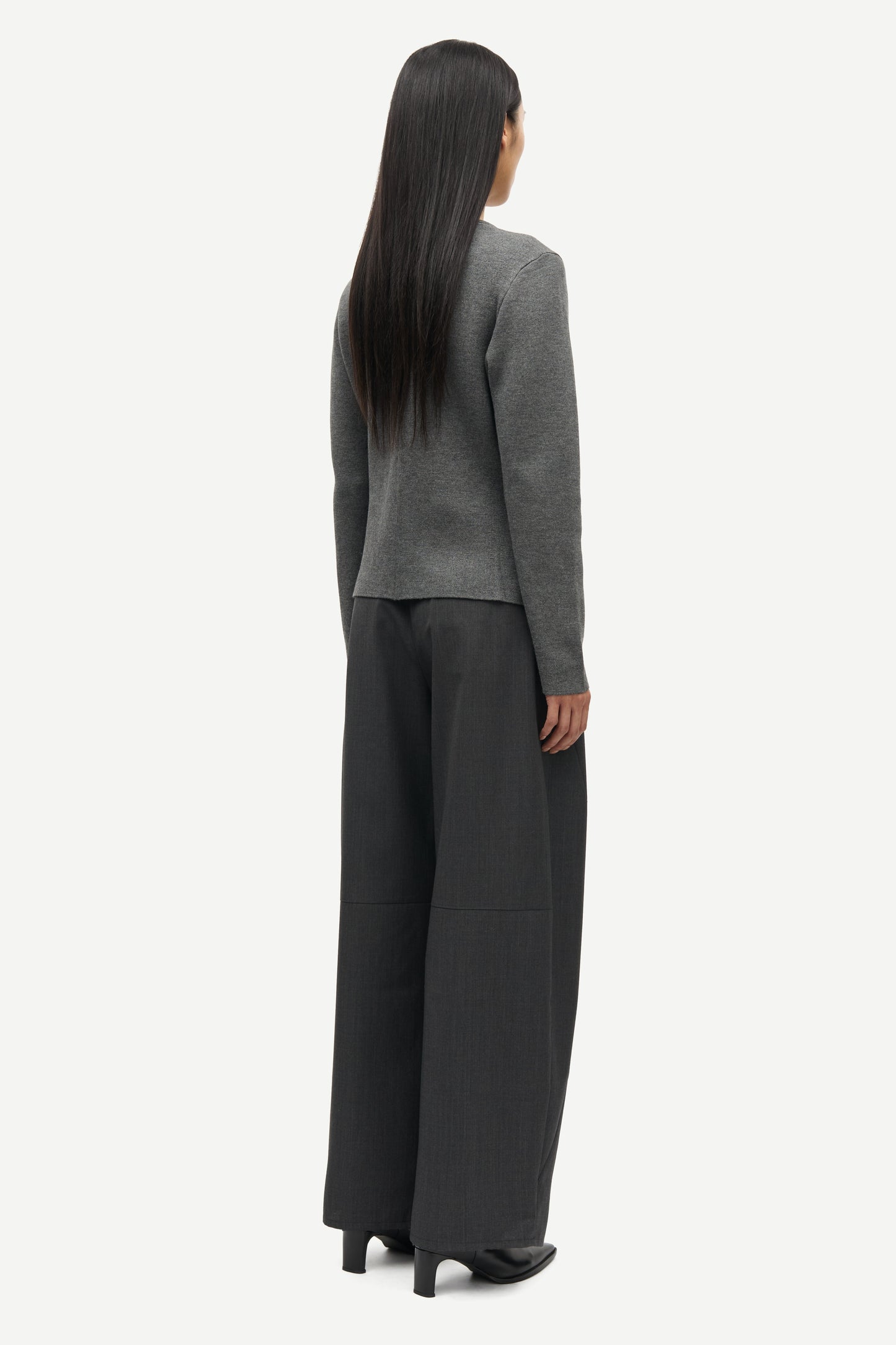 Dark Slate Gray קרדיגן אלגנטי לנשים Salula SAMSOE SAMSOE