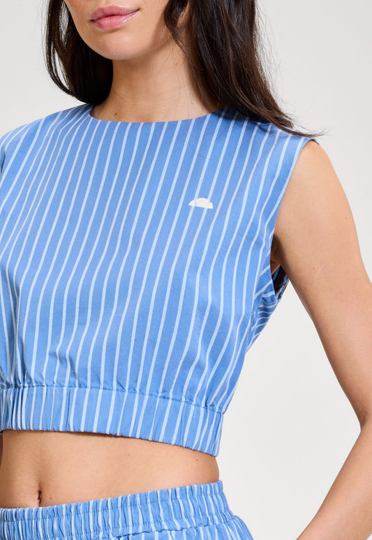 Sky Blue גופיה לנשים Sarzana ELLESSE‎